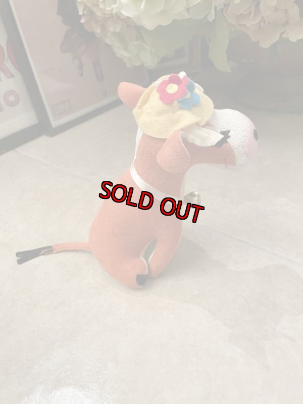 画像4: Dream Pets Orange Cow Plush Doll / ドリームペッツ　オレンジカウ、牛のぬいぐるみ　 (4)