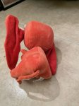 画像6: KAMAR Red Elephant Plush Doll / レッドエレファント、赤い象のぬいぐるみ　1967年 (6)