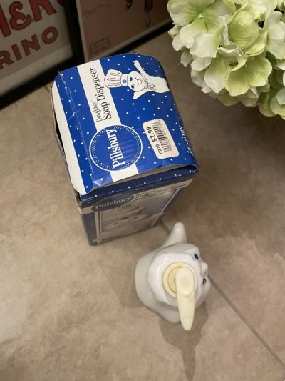 画像2: Pillsbury Dough Boy  Soap Dispenser With Box 1997 / ピルズベリー　ドゥボーイ　箱入りソープディスペンサー