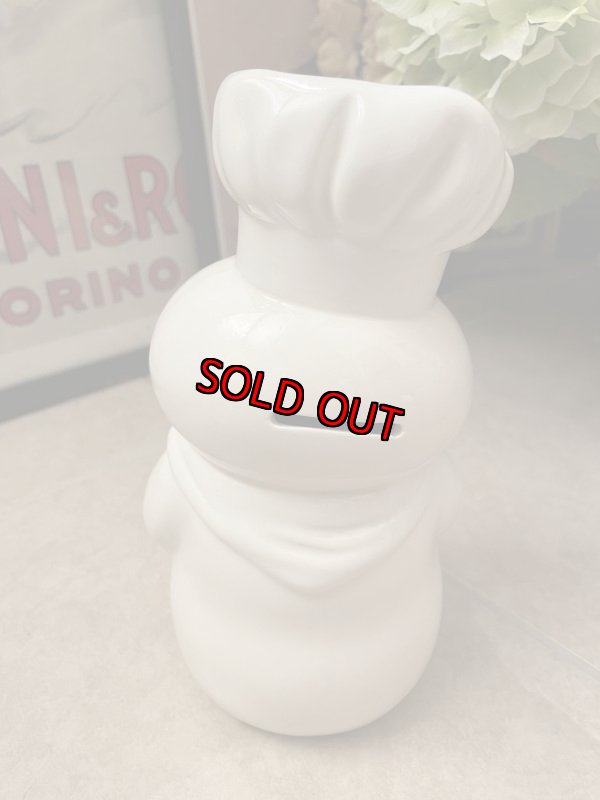 画像4: Pillsbury Dough Boy  Ceramic Coin Bank With Box 1988 / ピルズベリー　ドゥボーイ　箱入りの陶器製、貯金箱 (4)