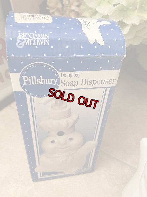 画像10: Pillsbury Dough Boy  Soap Dispenser With Box 1997 / ピルズベリー　ドゥボーイ　箱入りソープディスペンサー (10)