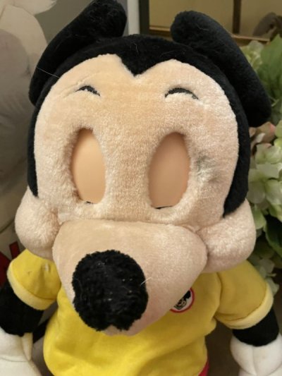 画像1: Disney Mickey Mouse  Talking Cassette Tape player Doll / ディズニーのトーキングミッキーマウス　カセット　ドール　