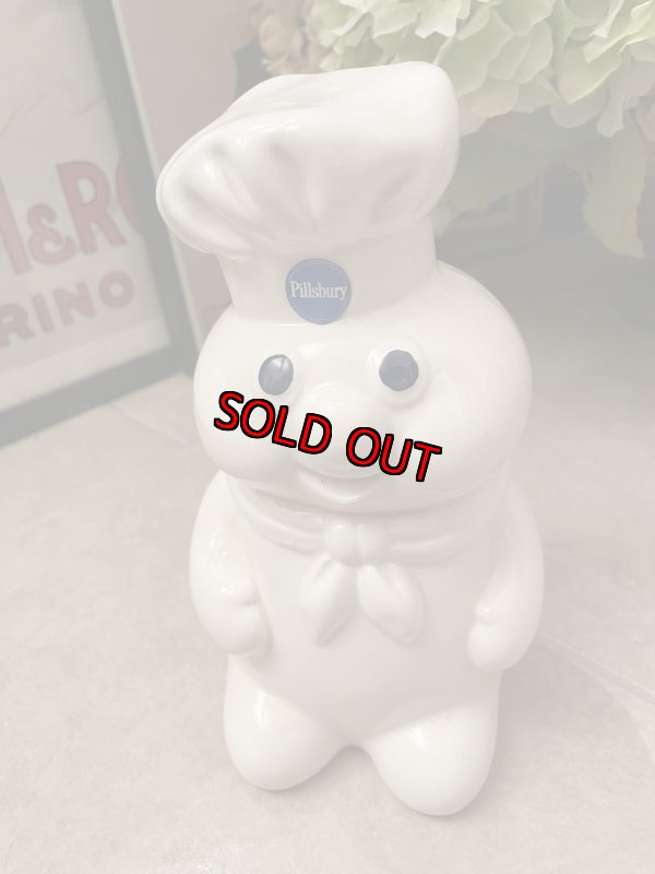 画像2: Pillsbury Dough Boy  Ceramic Coin Bank With Box 1988 / ピルズベリー　ドゥボーイ　箱入りの陶器製、貯金箱 (2)