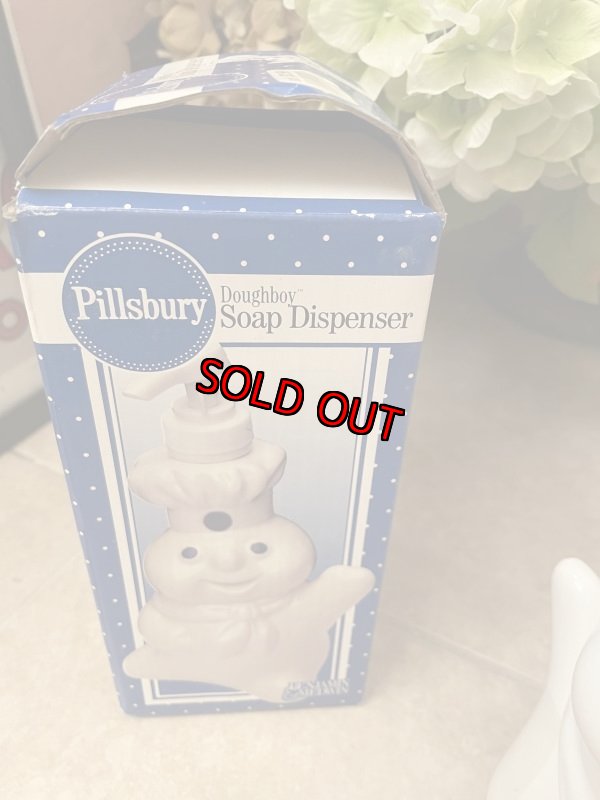 画像9: Pillsbury Dough Boy  Soap Dispenser With Box 1997 / ピルズベリー　ドゥボーイ　箱入りソープディスペンサー (9)