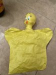 画像5:  Looney Tunes Tweety  Face Rubber Hand Puppet /  ルーニーテューンズ   トゥイーティー フェイスラバー　パペット (5)