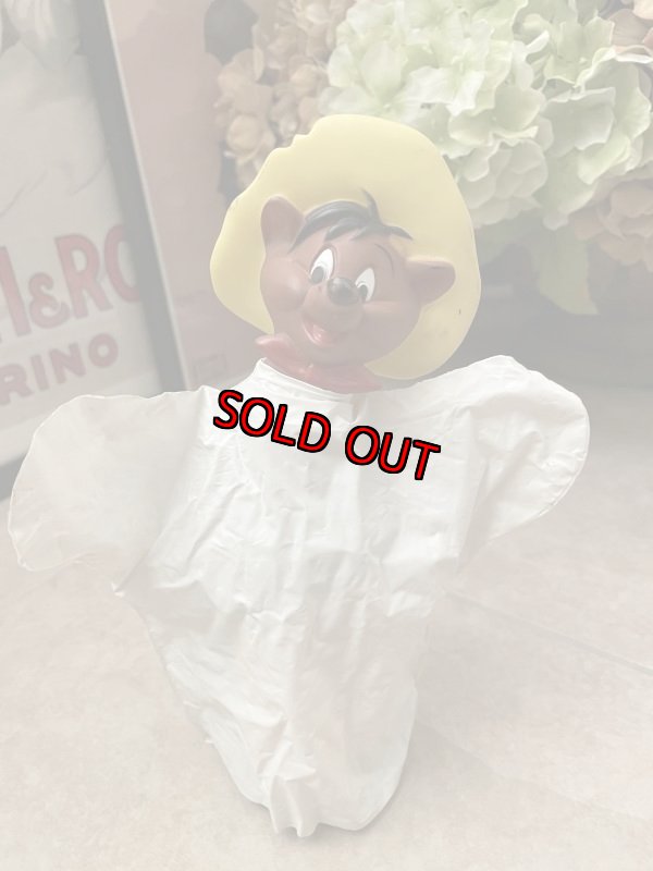 画像1:  Looney Tunes Speedy Gonzales  Face Rubber Hand Puppet /  ルーニーテューンズ   スピーディ・ゴンザレス　フェイスラバー ハンドパペット (1)