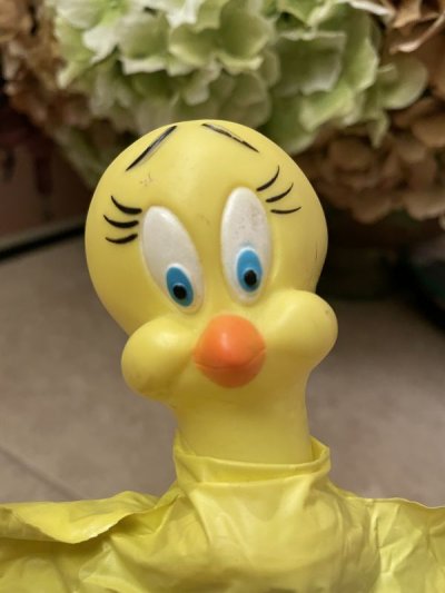 画像1:  Looney Tunes Tweety  Face Rubber Hand Puppet /  ルーニーテューンズ   トゥイーティー フェイスラバー　パペット