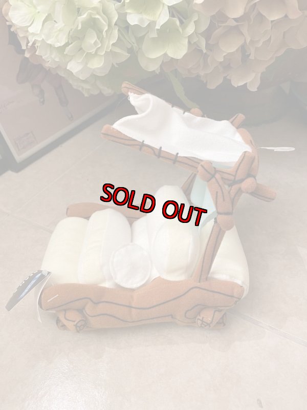 画像2: Hanna Barbera Flintstones  Car Plush  Doll  with  Tag  / フリントストーンズ　車　タグ付きドール (2)