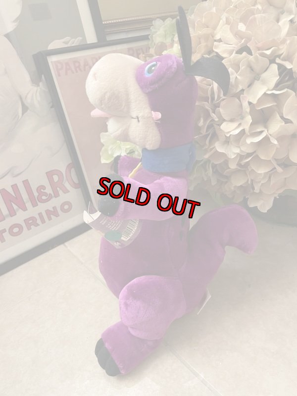 画像2: Hanna Barbera Flintstones  DAKIN large Dino  Doll  with  Tag 1993 / フリントストーンズ　DAKIN ディノ　大きめタグ付きドール (2)