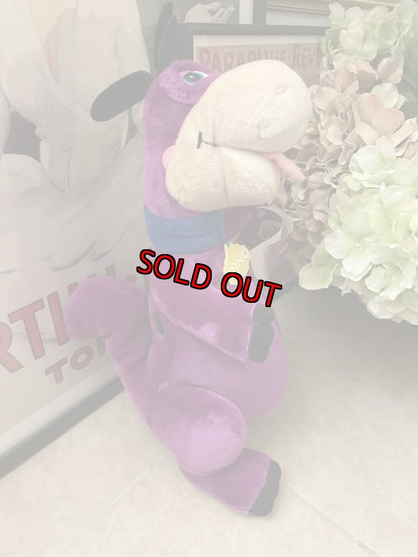 画像4: Hanna Barbera Flintstones  DAKIN large Dino  Doll  with  Tag 1993 / フリントストーンズ　DAKIN ディノ　大きめタグ付きドール (4)