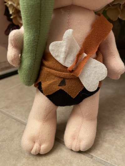 画像2: Hanna Barbera Flintstones Bamm Bamm Plush Doll 1995 / フリントストーンズ バンバンドール