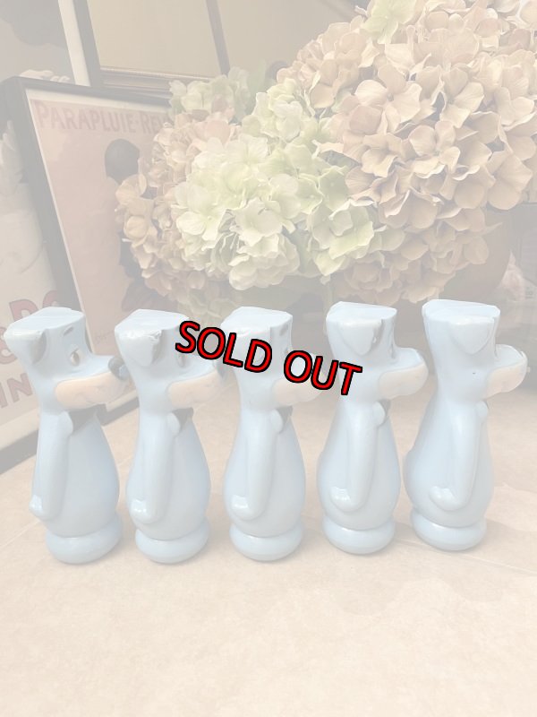 画像7: Hanna Barbera Huckleberry Hound  Bowling Pin 5 Set With Ball  /　ハンナバーベラ　ハックルベリーハウンド　ボーリングピン5セットとボール付き (7)
