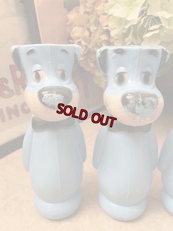 画像2: Hanna Barbera Huckleberry Hound  Bowling Pin 5 Set With Ball  /　ハンナバーベラ　ハックルベリーハウンド　ボーリングピン5セットとボール付き (2)