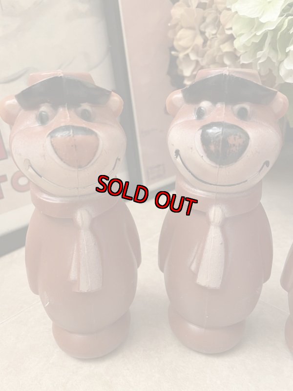 画像2: Hanna Barbera Yogi Bear Bowling Pin 5 Set With Ball  / ハンナバーベラ ヨギベア ボーリングピン5本セットとボール付き (2)