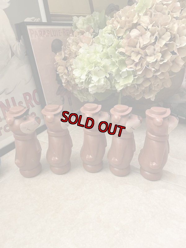 画像11: Hanna Barbera Yogi Bear Bowling Pin 5 Set With Ball  / ハンナバーベラ ヨギベア ボーリングピン5本セットとボール付き (11)