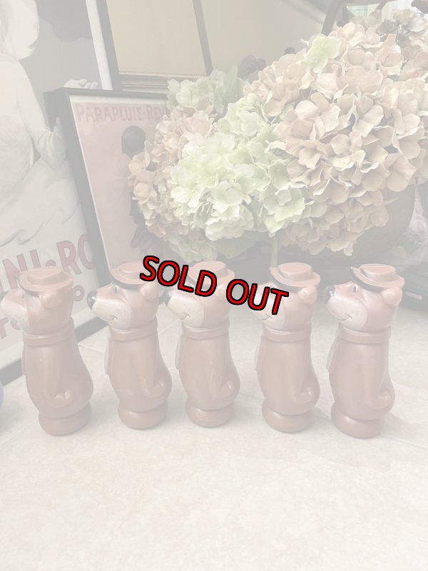 画像12: Hanna Barbera Yogi Bear Bowling Pin 5 Set With Ball  / ハンナバーベラ ヨギベア ボーリングピン5本セットとボール付き (12)