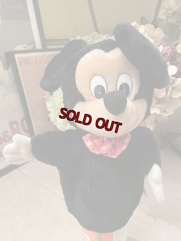画像2: Disney Mickey Mouse  Applause Plush Hand Puppet / ディズニー　ミッキーマウス　ハンドパペット　ぬいぐるみ (2)