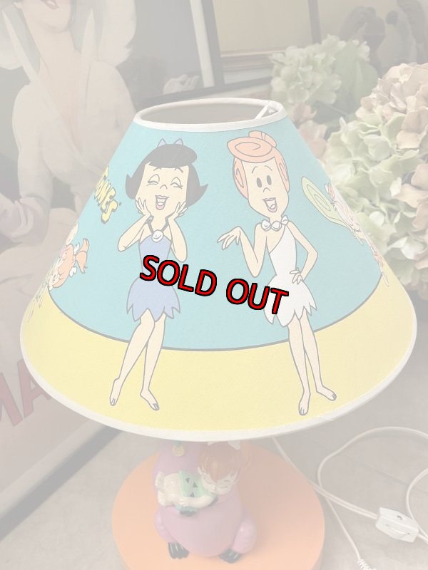 画像3: Hanna Barbera Flintstones Night Lamp Shade 1995 / フリントストーン シェード付きナイトランプ (3)