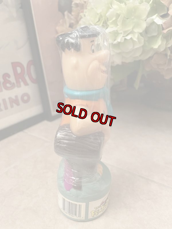 画像4: Hanna Barbera Flintstones Fred  Babble Bath  Bottle 1996 /  フリントストーンズ、フレッドのバブルバスボトル (4)