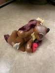 画像6: Woolikin Brown Dog  Plush Doll / Woolikin ブラウンドッグ　犬のぬいぐるみ　 (6)