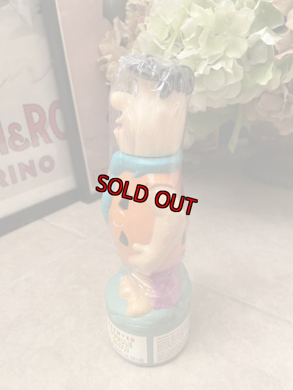 画像2: Hanna Barbera Flintstones Fred  Babble Bath  Bottle 1996 /  フリントストーンズ、フレッドのバブルバスボトル (2)