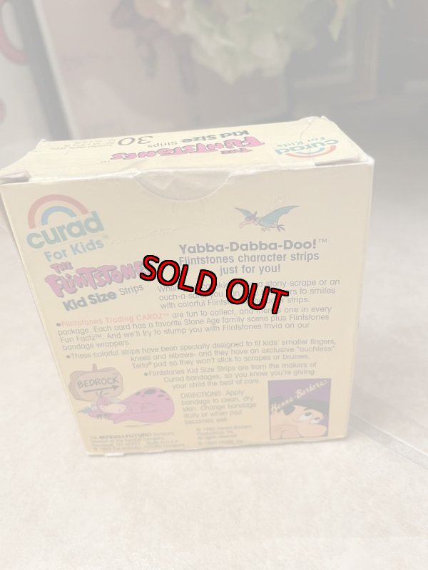 画像4: Hanna Barbera Flintstones Bandaids with Box 1993 /   フリントストーンズ、箱入りバンドエイド (4)