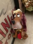 画像1: Woolikin Brown Dog  Plush Doll / Woolikin ブラウンドッグ　犬のぬいぐるみ　 (1)