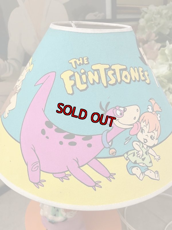 画像2: Hanna Barbera Flintstones Night Lamp Shade 1995 / フリントストーン シェード付きナイトランプ (2)