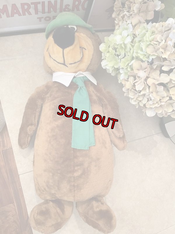 画像12: Hanna Barbera Yogi Bear Mighty Star Big Large Plush Doll  1980 (L) / ヨギベア 83cm マイティスター　大きい80cm ぬいぐるみ　1980年 (12)