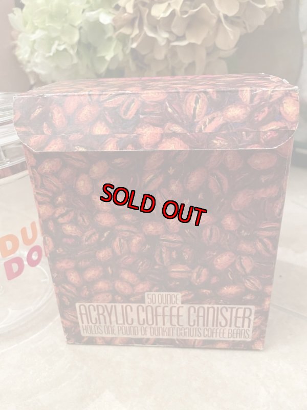 画像7: Dunkin  Donuts Coffee Canister With Box / ダンキンドーナツ 箱付きプラスチック製キャニスター レア!! (7)