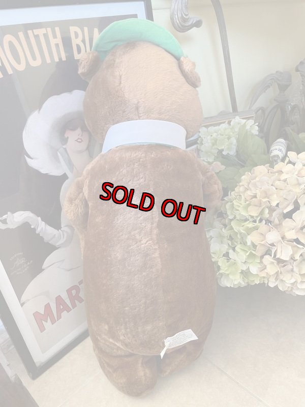 画像4: Hanna Barbera Yogi Bear Mighty Star Big Large Plush Doll  1980 (L) / ヨギベア 83cm マイティスター　大きい80cm ぬいぐるみ　1980年 (4)