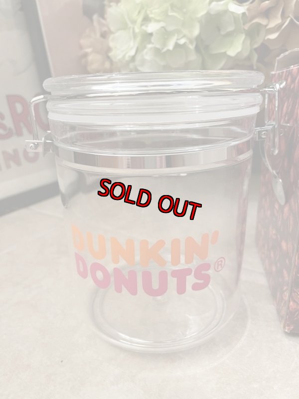 画像2: Dunkin  Donuts Coffee Canister With Box / ダンキンドーナツ 箱付きプラスチック製キャニスター レア!! (2)