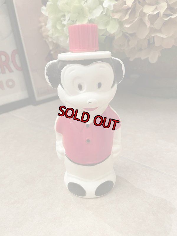 画像1: Disney Mickey Mouse  Soaky bottle / ディズニー、ミッキーマウス　ソーキーボトル　60年代 (1)
