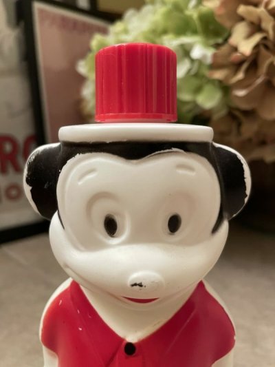 画像1: Disney Mickey Mouse  Soaky bottle / ディズニー、ミッキーマウス　ソーキーボトル　60年代