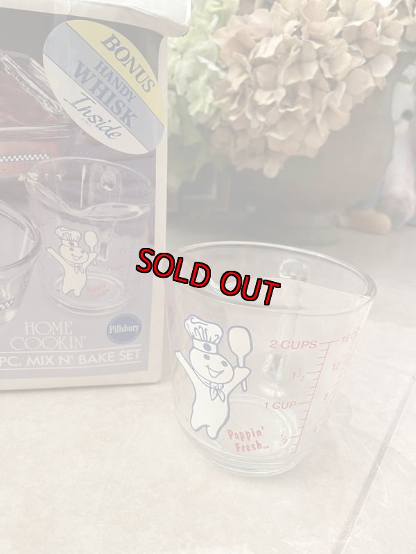 画像11: Anchor Hocking  Pillsbury Dough Boy kitchen Glass Bake 4 pieces set  / ピルズベリー　ドゥボーイ　箱入りガラス製ベイク4点セット (11)
