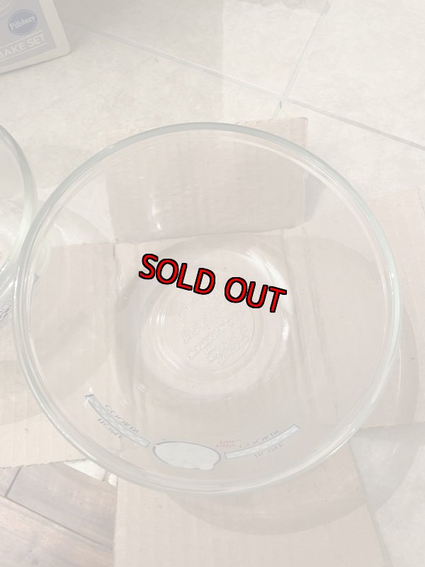 画像5: Anchor Hocking  Pillsbury Dough Boy kitchen Glass Bake 4 pieces set  / ピルズベリー　ドゥボーイ　箱入りガラス製ベイク4点セット (5)