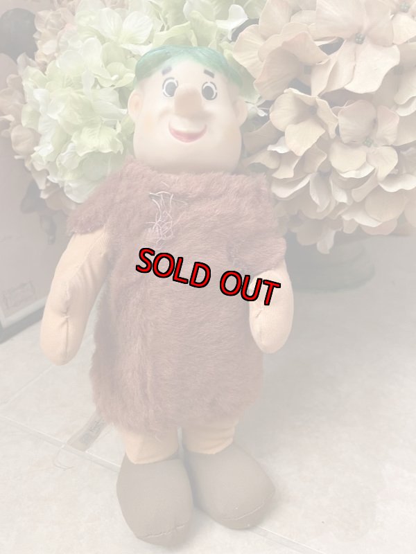 画像1: Hanna Barbera Flintstones knickerbocker Barney Face Rubber  Doll  1962 / フリントストーン　ニッカーボッカー　フェイスラバー　バーニー　ドール (1)