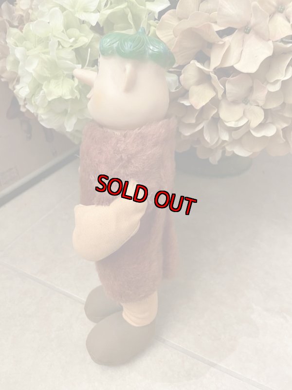 画像2: Hanna Barbera Flintstones knickerbocker Barney Face Rubber  Doll  1962 / フリントストーン　ニッカーボッカー　フェイスラバー　バーニー　ドール (2)