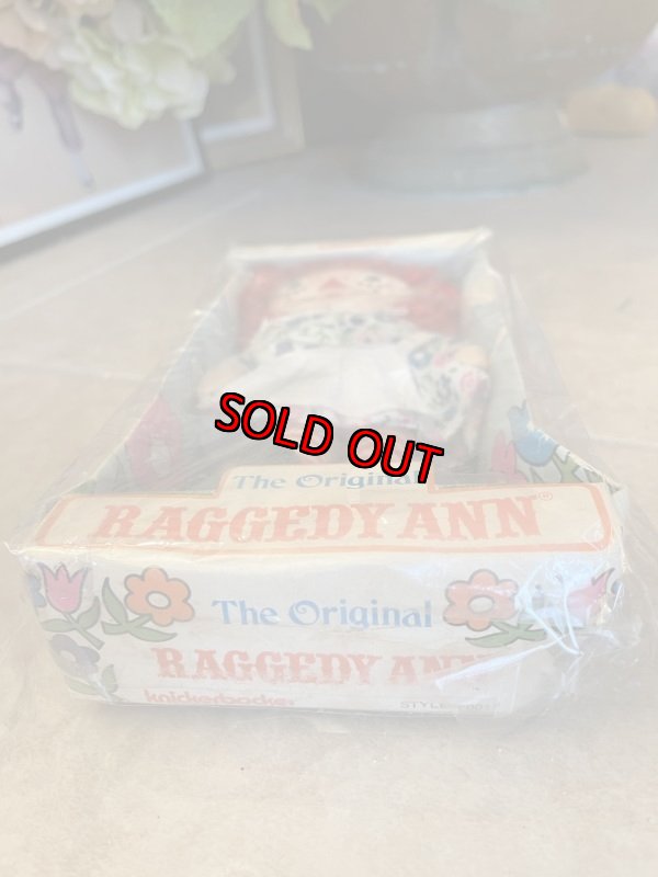 画像6: Raggedy Ann knickerbocker fabric doll with box 1972 / ラガディアン　ニッカーボッカー　箱入り　布ドール (6)