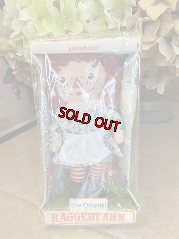 画像1: Raggedy Ann knickerbocker fabric doll with box 1972 / ラガディアン　ニッカーボッカー　箱入り　布ドール (1)