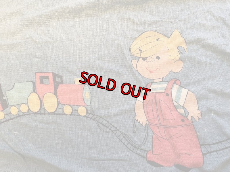 画像3: Dennis the Menace fabric Bed Cover blanket  / わんぱくデニスの布製 ベッドカバー ブランケット (3)