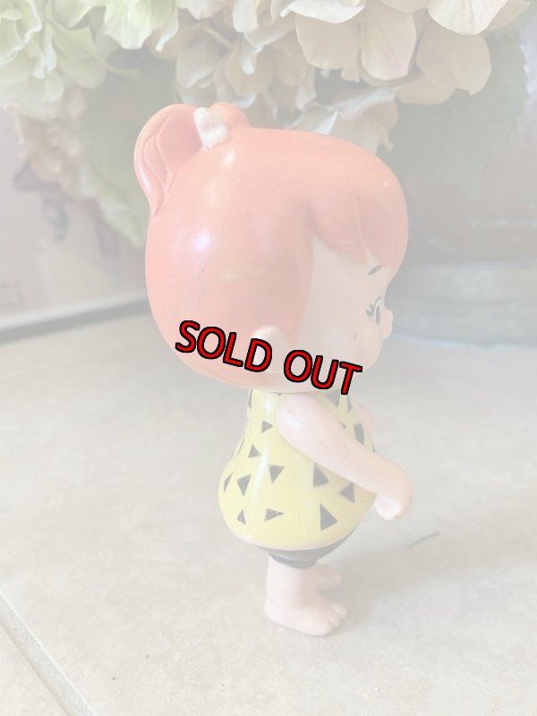 画像4: Hanna Barbera Flintstones Pebbles Rubber Figure  Doll / フリントストーン　ペブルス　ラバードール (4)