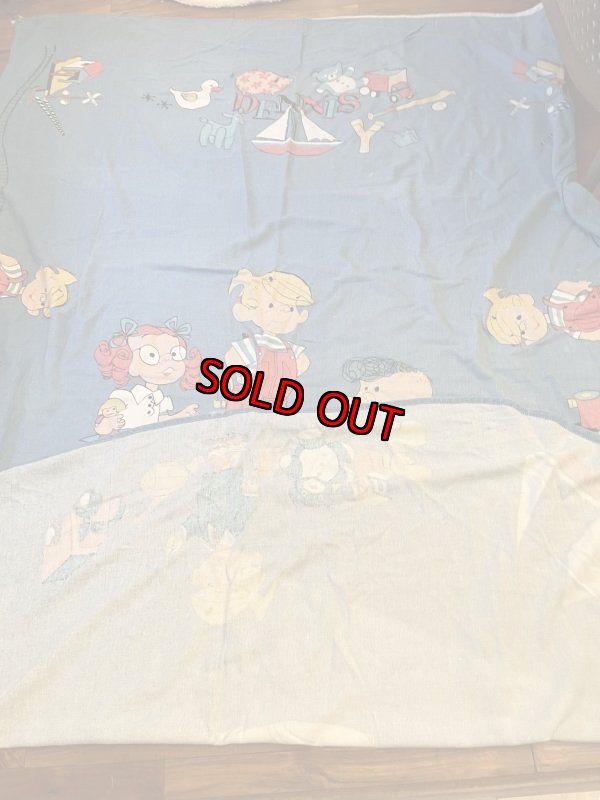 画像5: Dennis the Menace fabric Bed Cover blanket  / わんぱくデニスの布製 ベッドカバー ブランケット (5)