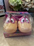 画像1: Hanna Barbera Flintstones Dino Roller skate 1994 / フリントストーンズ、ディノ袋入りローラースケートシューズ (1)