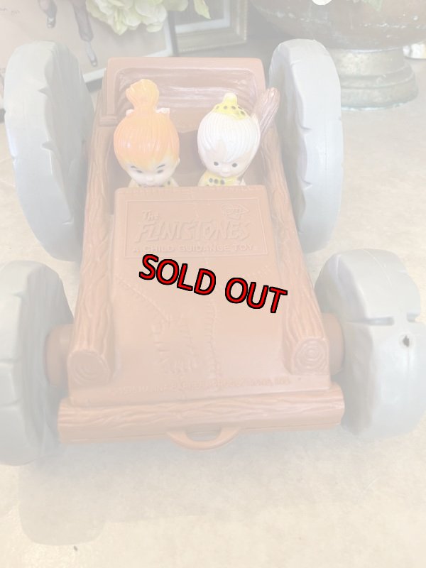 画像8: Hanna Barbera Flintstones Plastic Pull 2 Side Car 1976 / フリントストーン　プラスチック製　2サイドカー (8)