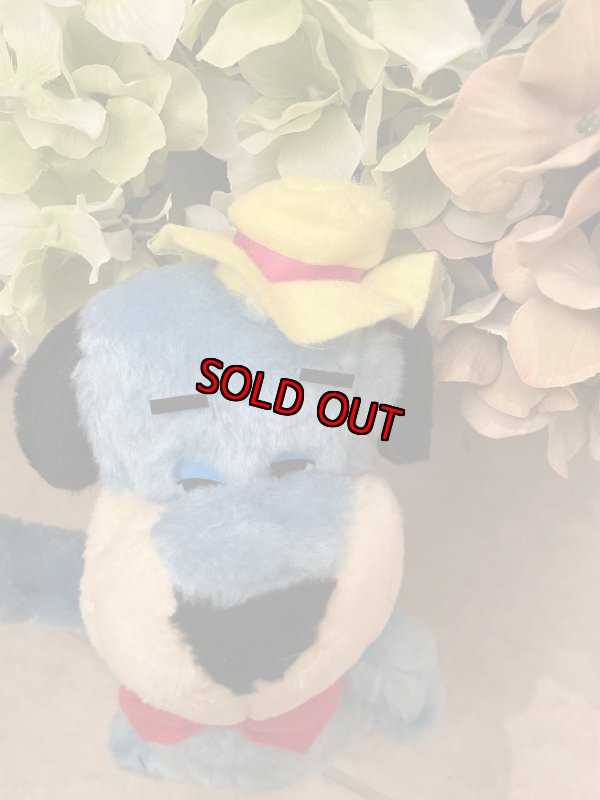 画像2: Hanna Barbera Huckleberry Hound Nanco  Plush Doll 1989 / ハンナバーベラ　ハックルベリーハウンド　　ぬいぐるみ　 (2)