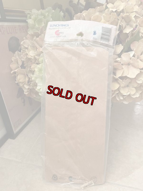 画像4: Hanna Barbera  Flintstones Brown Paper Lunch Bags 1991 / フリントストーン　茶色　紙製　ランチバッグセット (4)