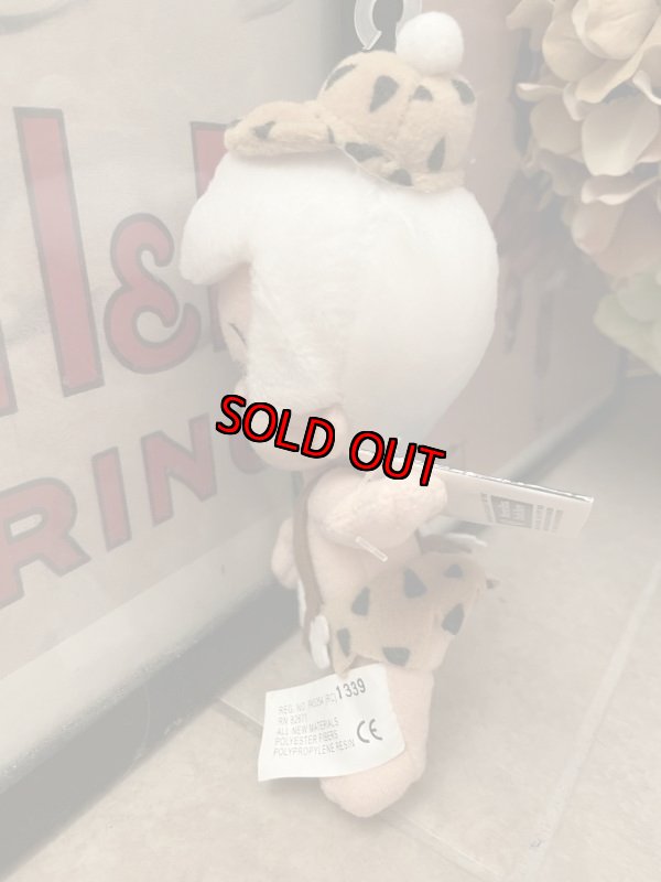 画像2: Hanna Barbera Flintstones Bamm Bamm  Bean Doll With Tag 1999 / フリントストーンズ　タグ付きバンバン　ビーンズドール　 (2)