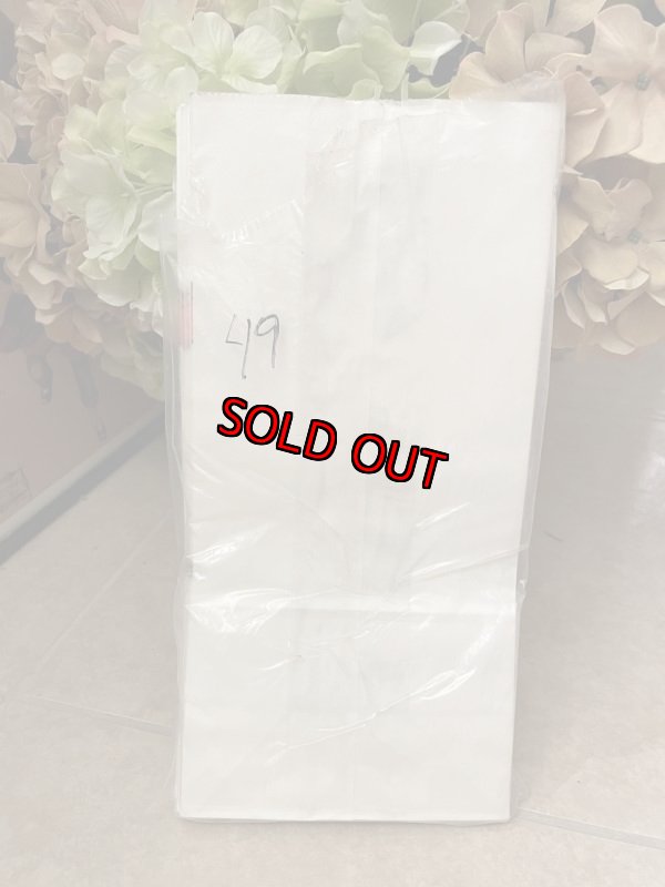 画像8: Hanna Barbera  Flintstones White Fred & Wilma Paper Lunch Bags 1990 / フリントストーン　白のフレッド&ウィルマ　紙製　ランチバッグセット (8)