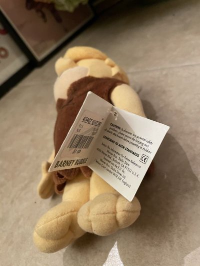 画像3: Hanna Barbera Flintstones Barney Bean Doll With Tag 1999 / フリントストーン バーニー タグ付きビーンズ 人形